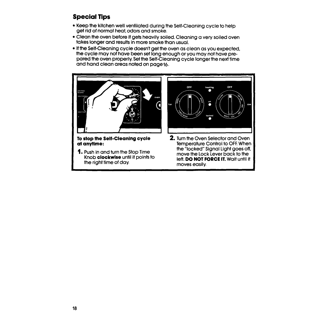 Whirlpool RS6700XV, RS670PXV manual Special Tips 