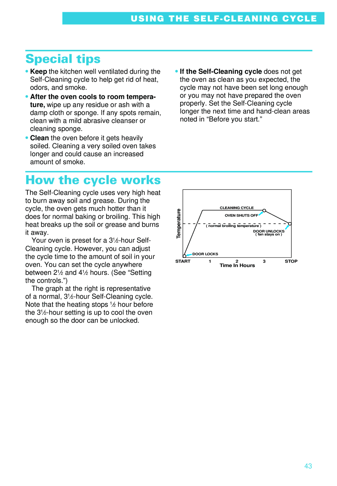 Whirlpool RS675PXE warranty Special tips, How the cycle works 