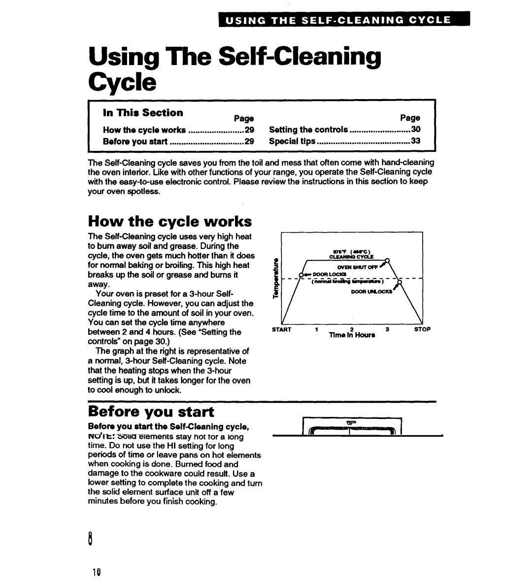 Whirlpool RS677PX important safety instructions Using The Self-Cleaning Cycle, How the cycle works, Before you start 