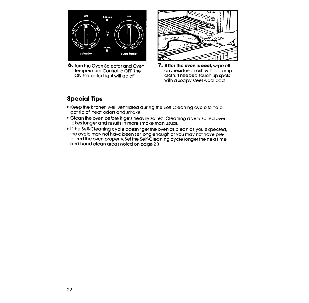 Whirlpool RS677PXV, RS676PXV manual Special Tips 