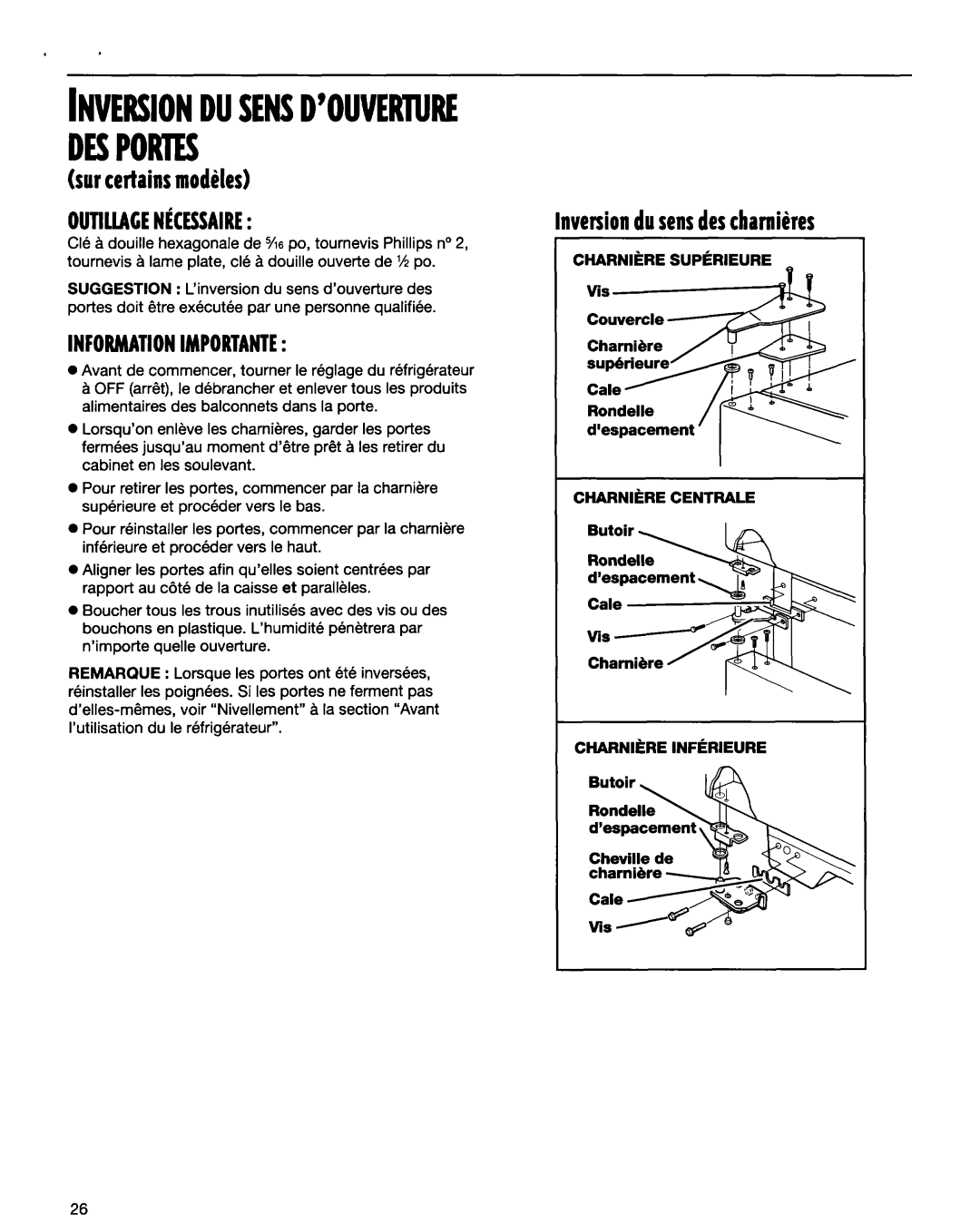 Whirlpool RT14BKXFN00 manual ti,liike, Inversiondusensd’Ouvertijre Despoke 