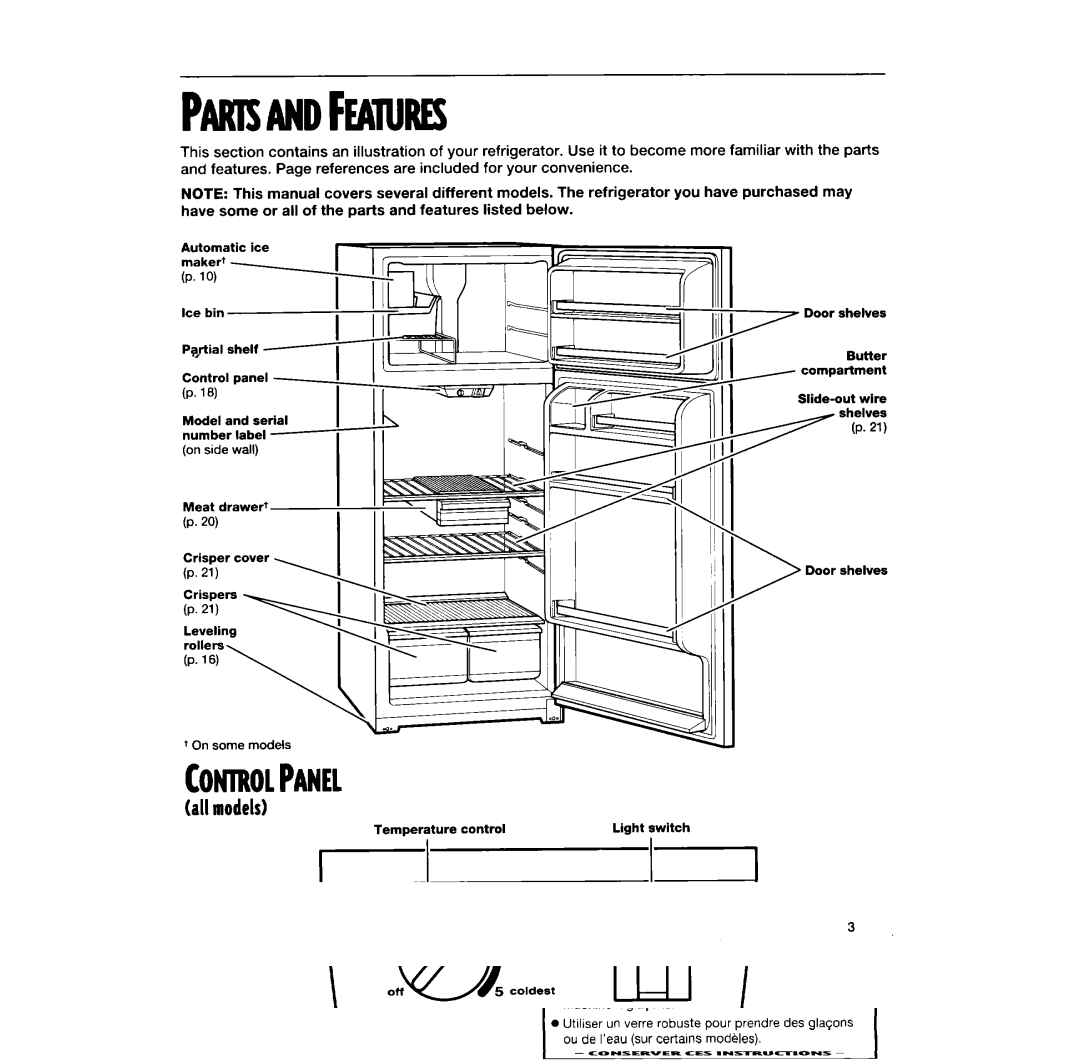 Whirlpool RT14BKXFN02 manual All models, You have purchased may 