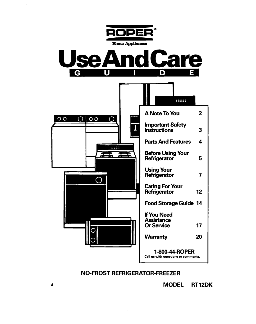 Whirlpool RTIZDK important safety instructions NO-FROST REFRIGERATOR-FREEZER Model Rtizdk, Your 