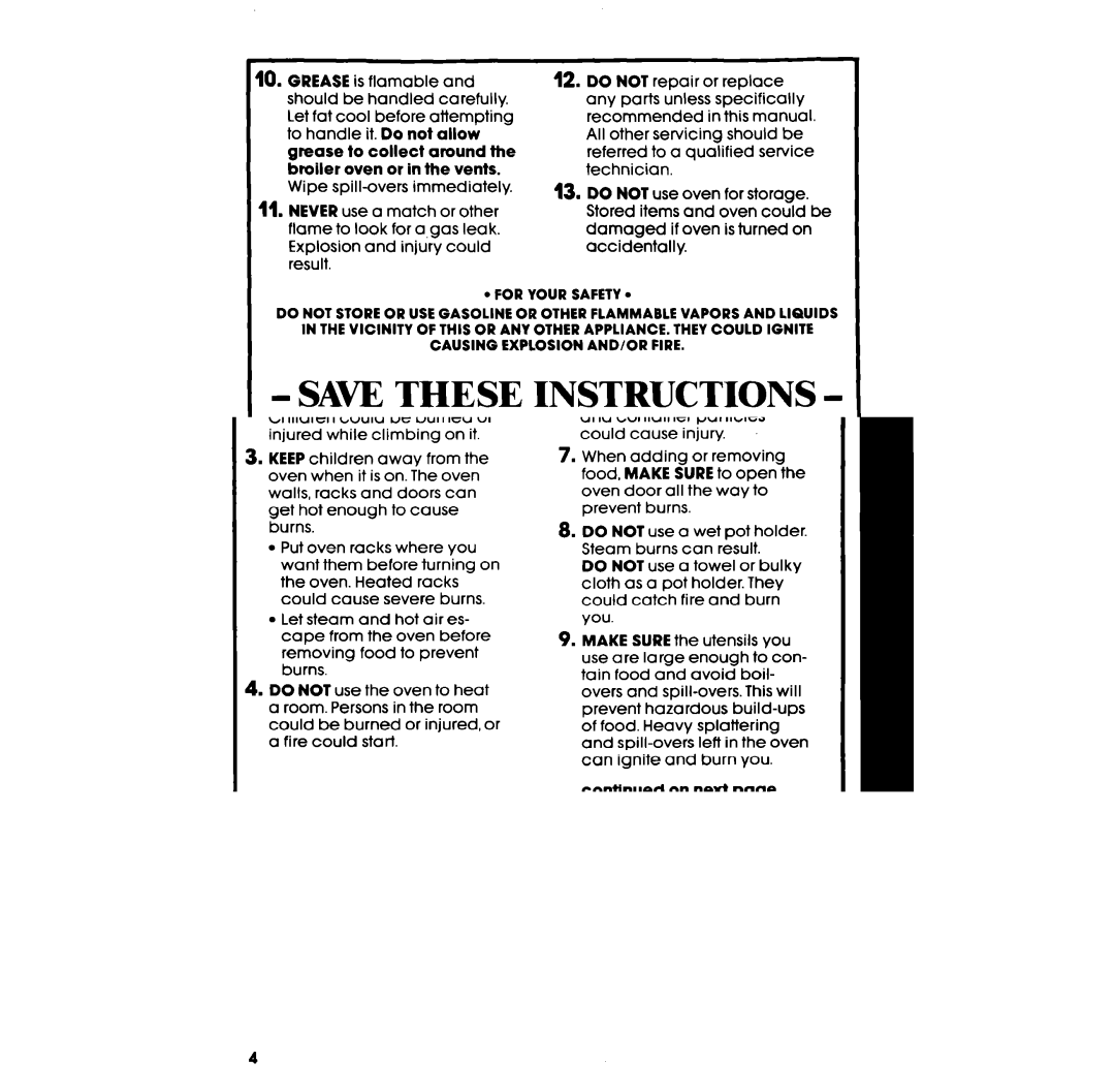 Whirlpool SB100PSR, SB100PER manual SAW These Instructions, Copy your Model and Serial Numbers here 