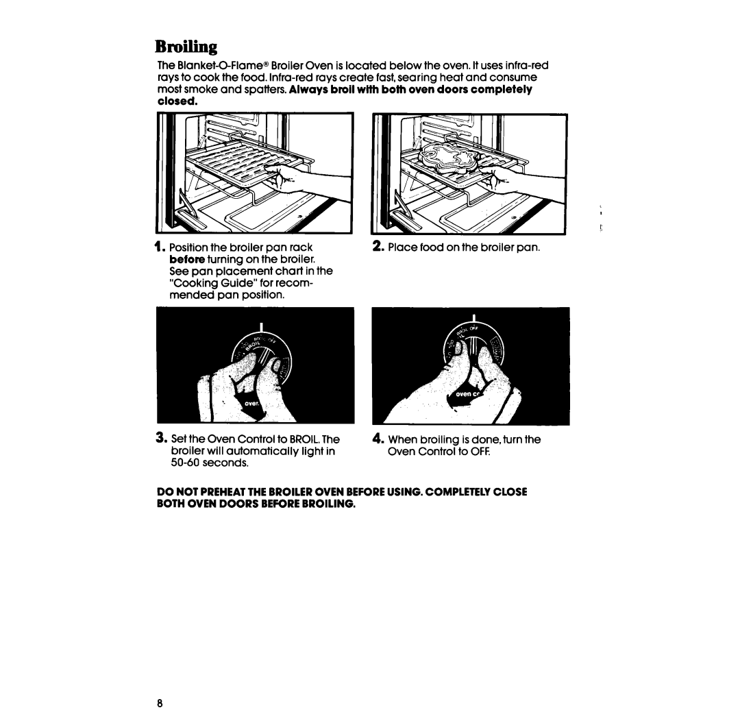 Whirlpool SB130PER manual 