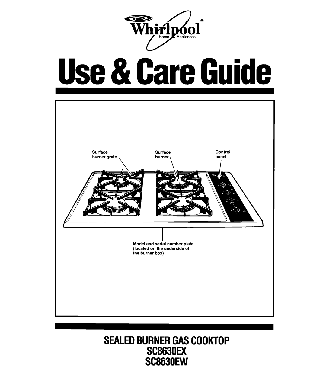 Whirlpool SC863OEX, SC863OEW manual Use& CareGuide 