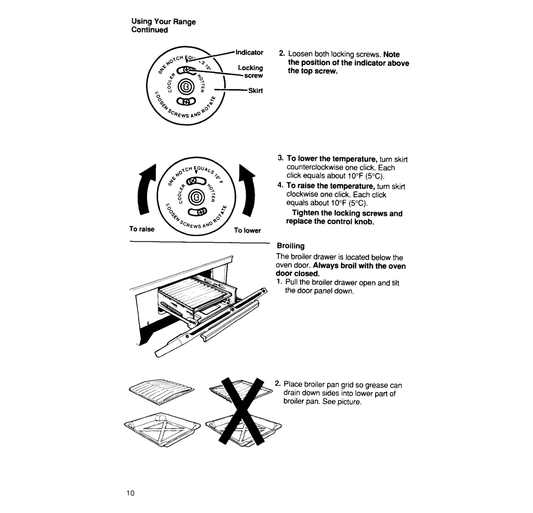 Whirlpool SF3000SW/EW manual 