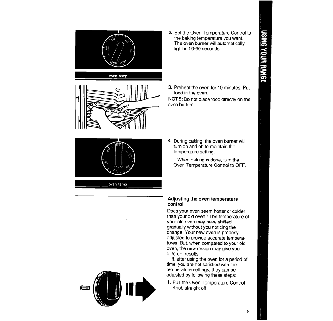 Whirlpool SF3000SW/EW manual 