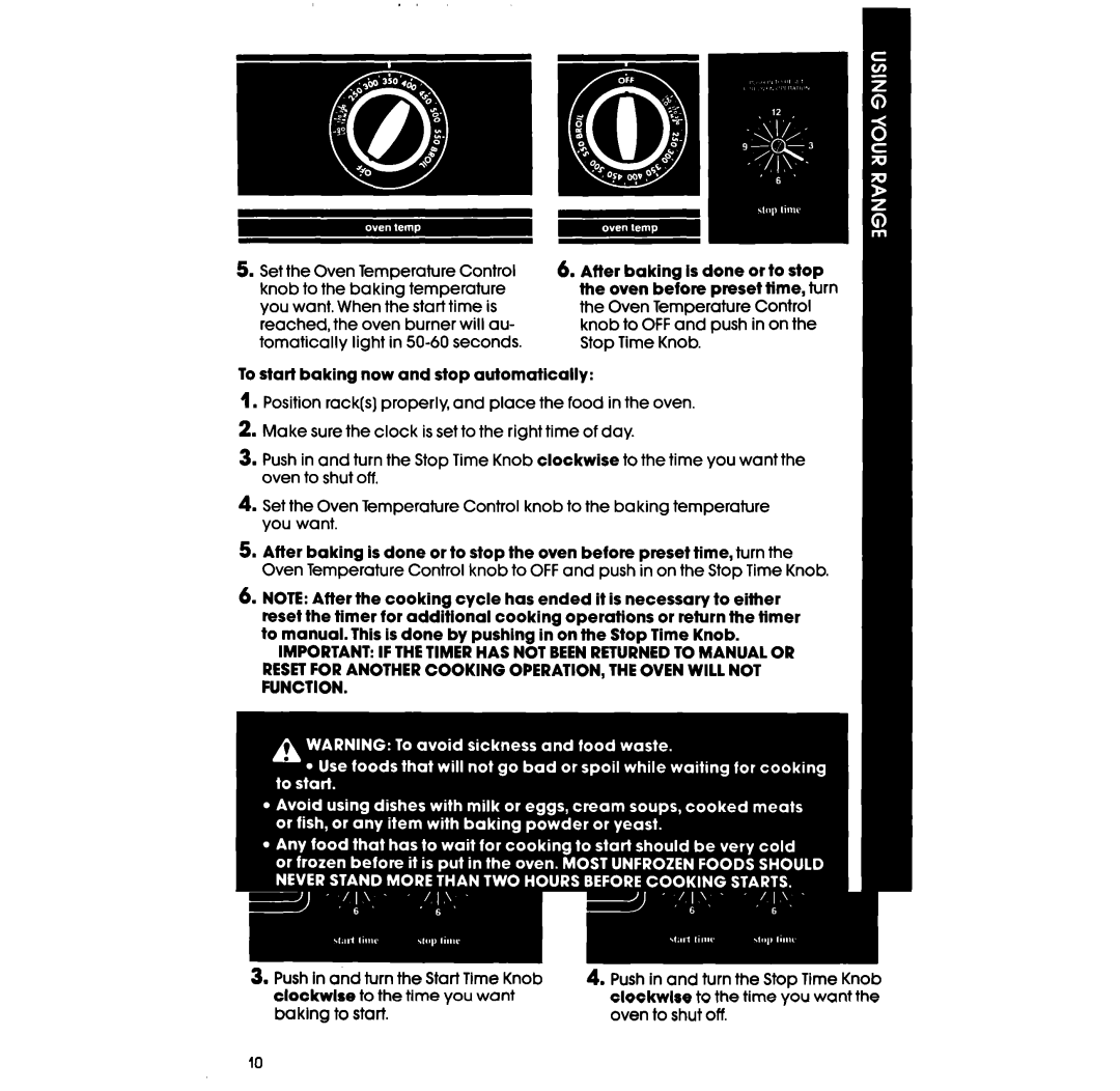 Whirlpool SF336PES, SF316PES manual 