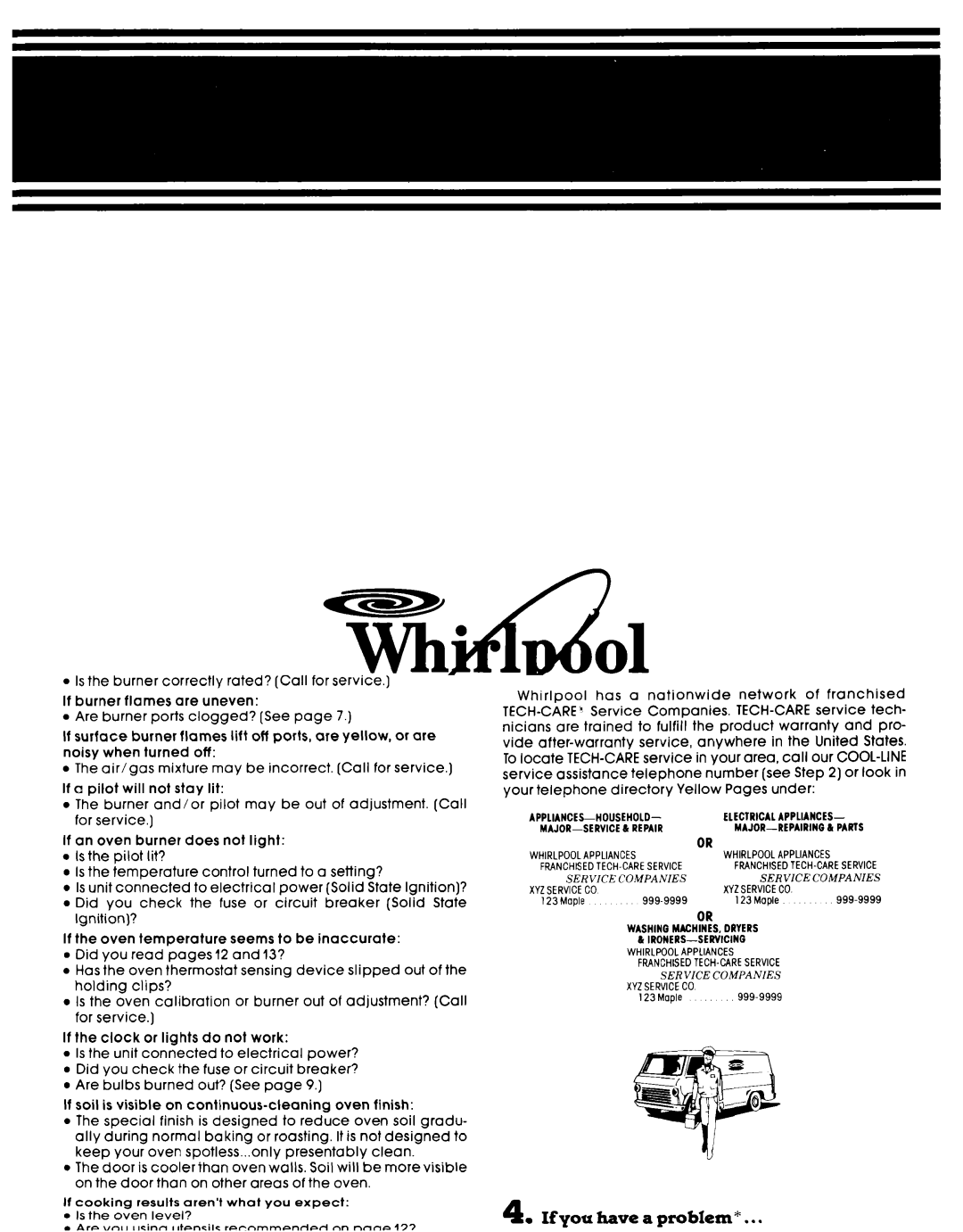 Whirlpool SF335EEPW0 manual Making your world a little easier 