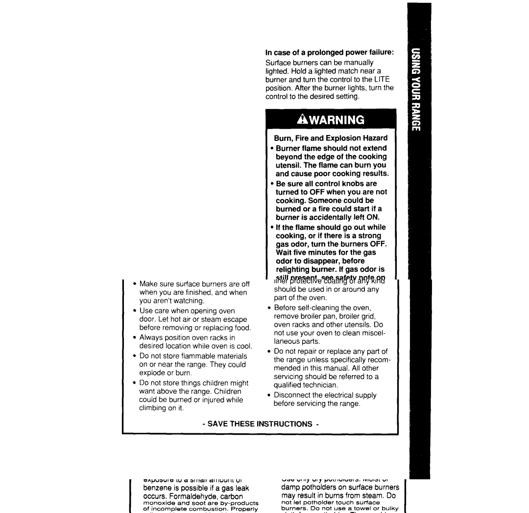 Whirlpool SF370PEW, SF365BEW manual Setting the clock 