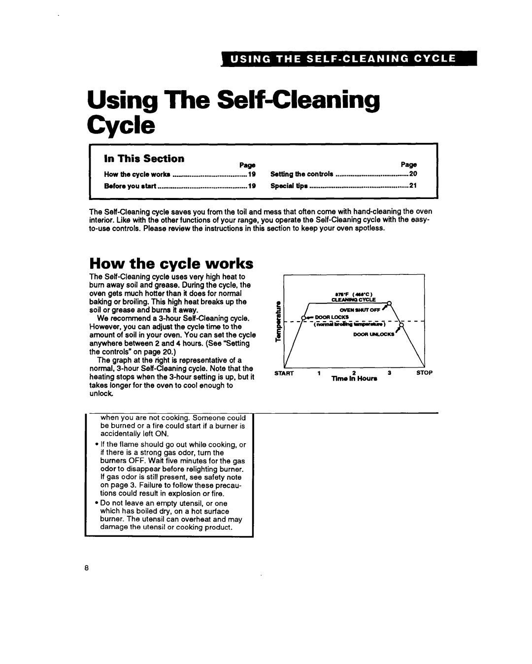 Whirlpool SF367PEY Using The Self-Cleaning Cycle, How the cycle works, Before you start, This, Paw 