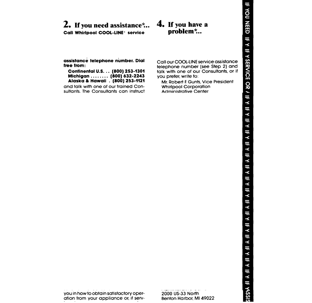 Whirlpool SF36OOEP manual Thispage 