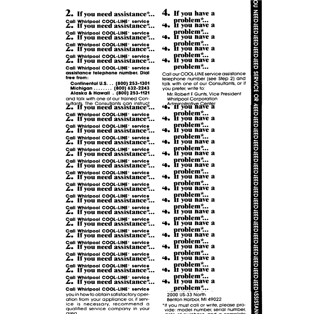 Whirlpool SF36OOEP manual Thispage 