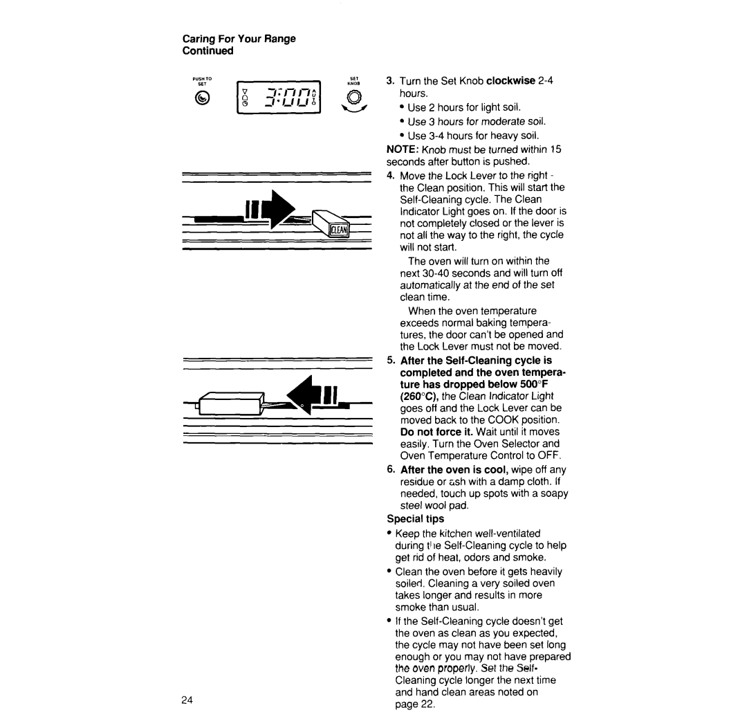 Whirlpool SF375PEW manual E4N, Special tips 