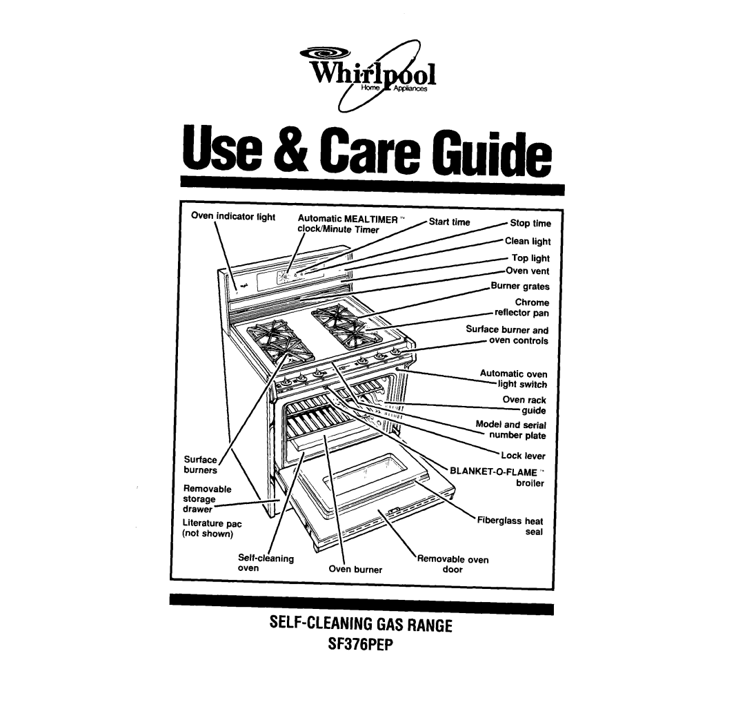 Whirlpool SF376PEP manual Use& CareGuide, YthfJ 21 