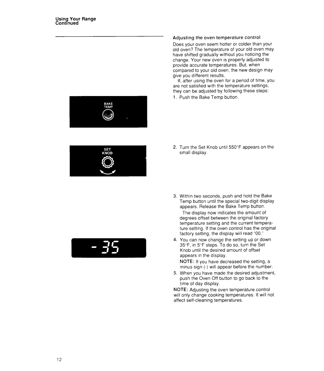 Whirlpool SF385PEW, SF386PEW manual 