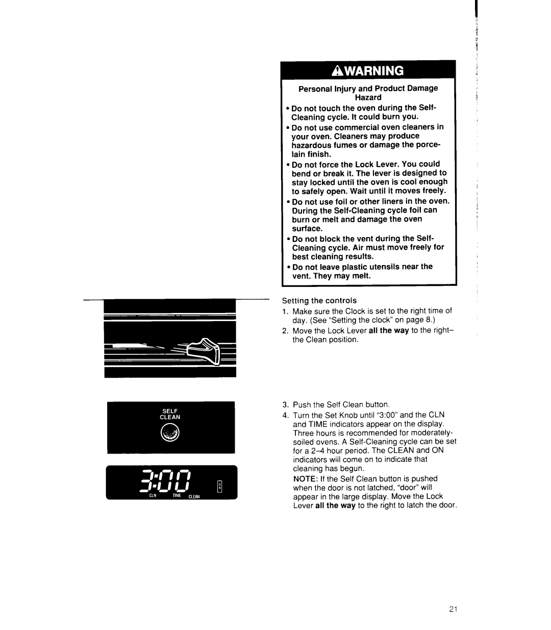 Whirlpool SF386PEW, SF385PEW manual 