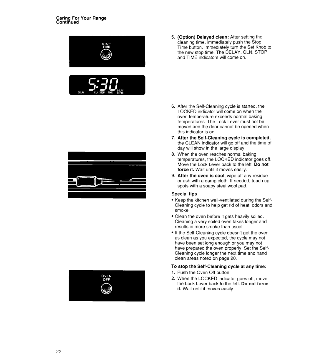 Whirlpool SF385PEW, SF386PEW manual 