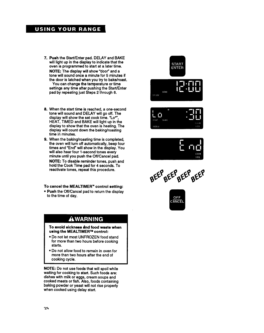 Whirlpool SF385PEY manual 