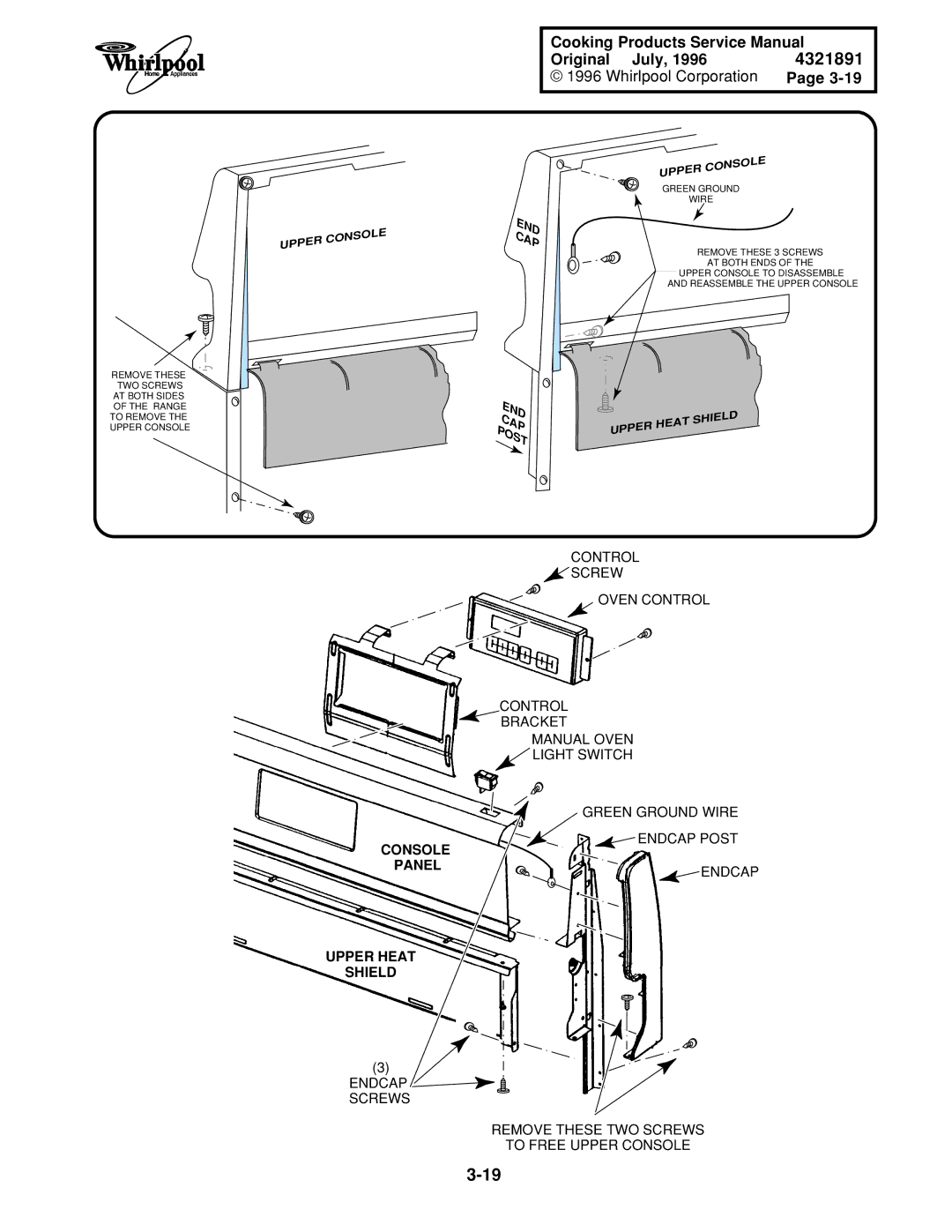 Whirlpool TGS325E W, SF395LEE Q/Z/B, SF385PEE Q/Z, SF372BEE Q/Z, SF360BEE W/N, SF372BEE W/N, SF385PEE W/N, SF375PEE Q/Z Post 