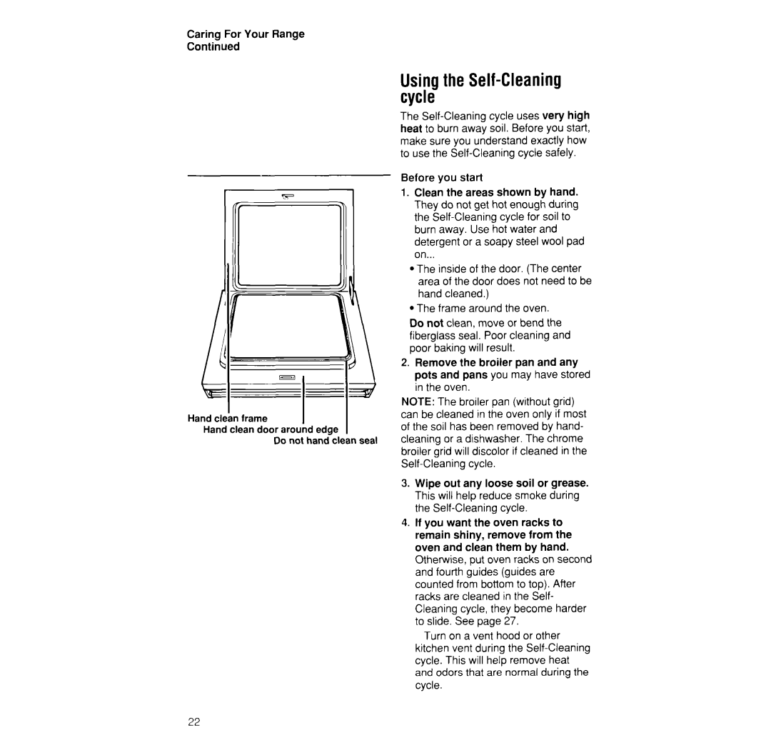 Whirlpool SF395PEW manual Ull$/ the Self-Cleaning 