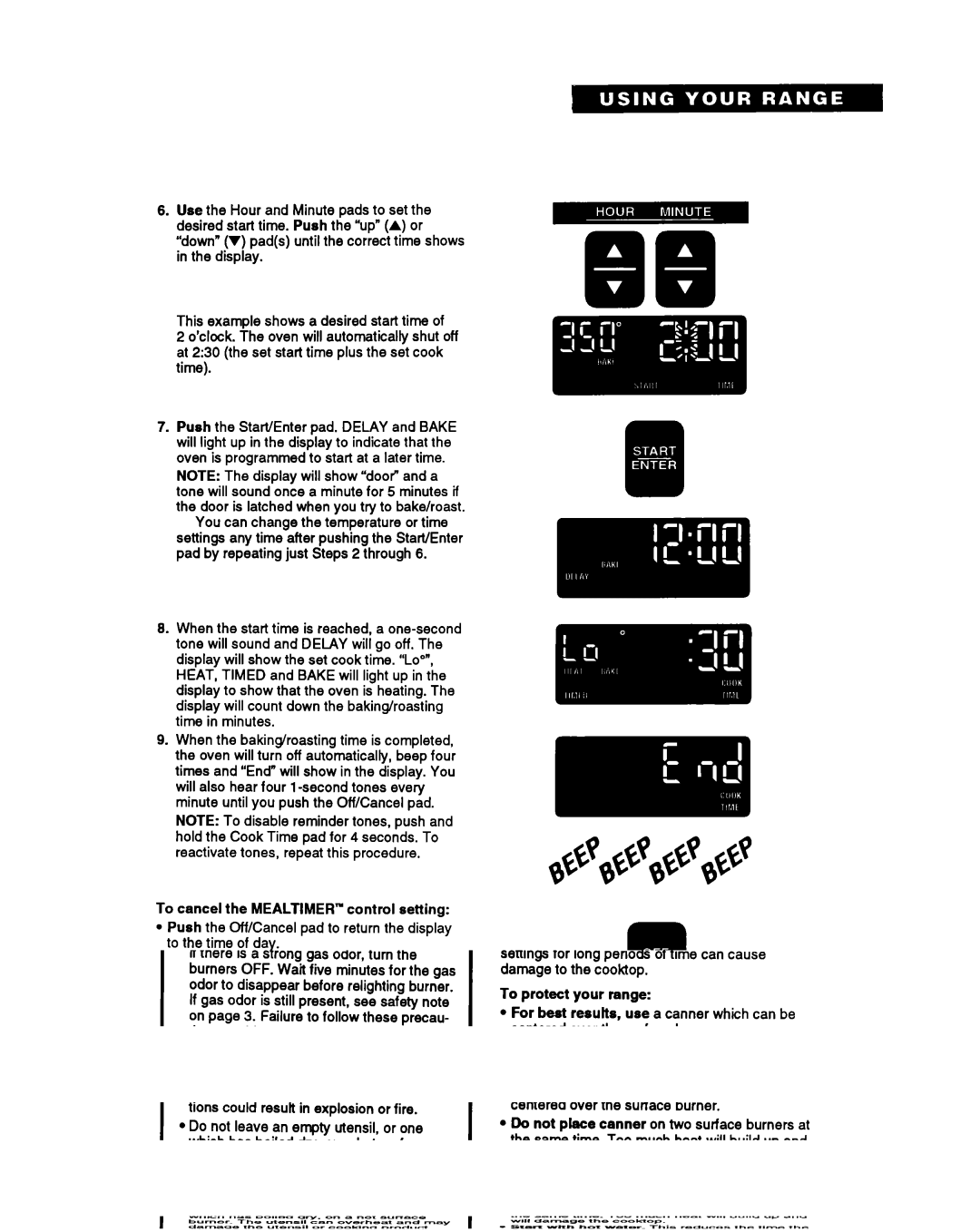 Whirlpool SF397PEY, SF387PEY, SF387PCY manual 