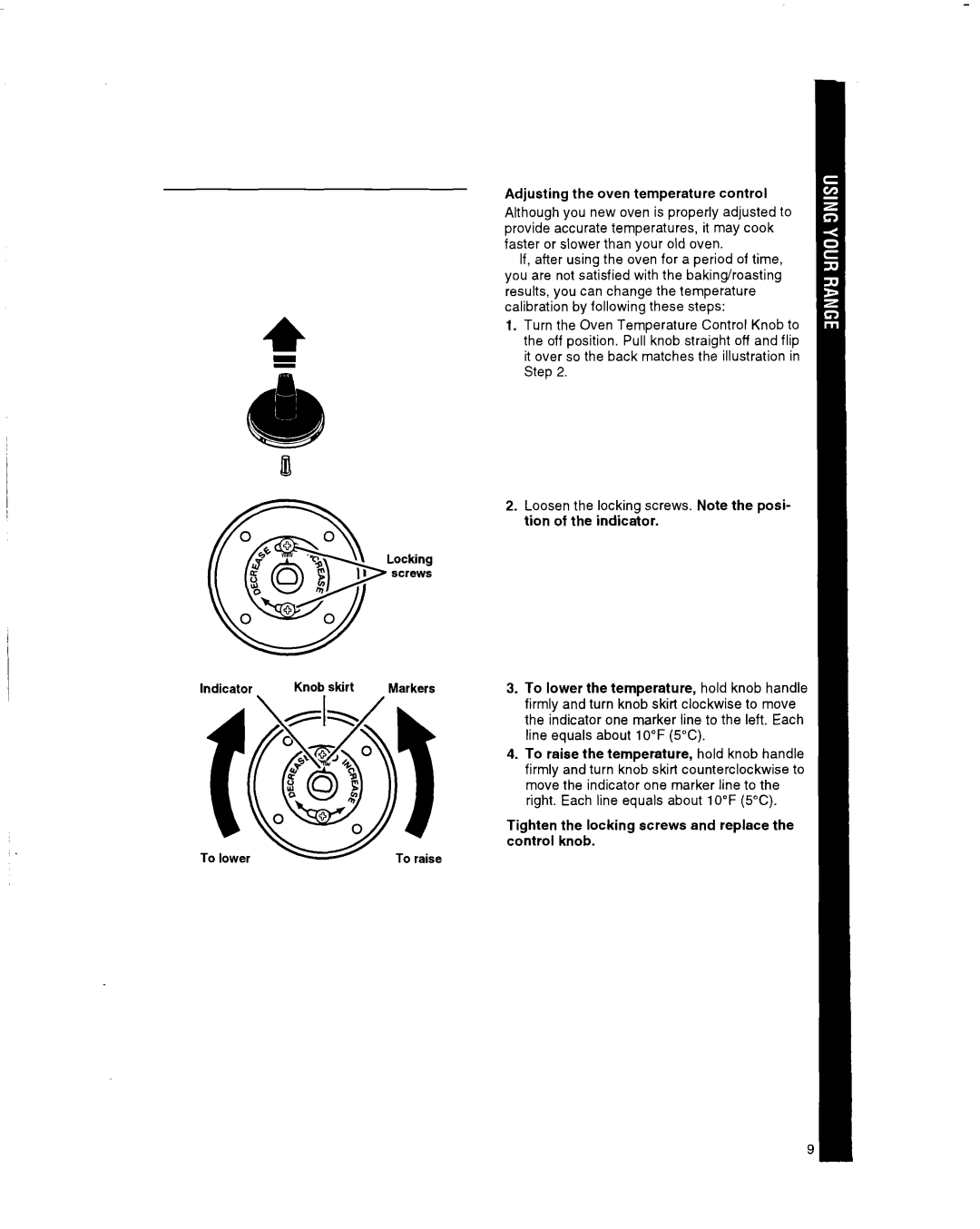 Whirlpool SF514OEY manual Move 