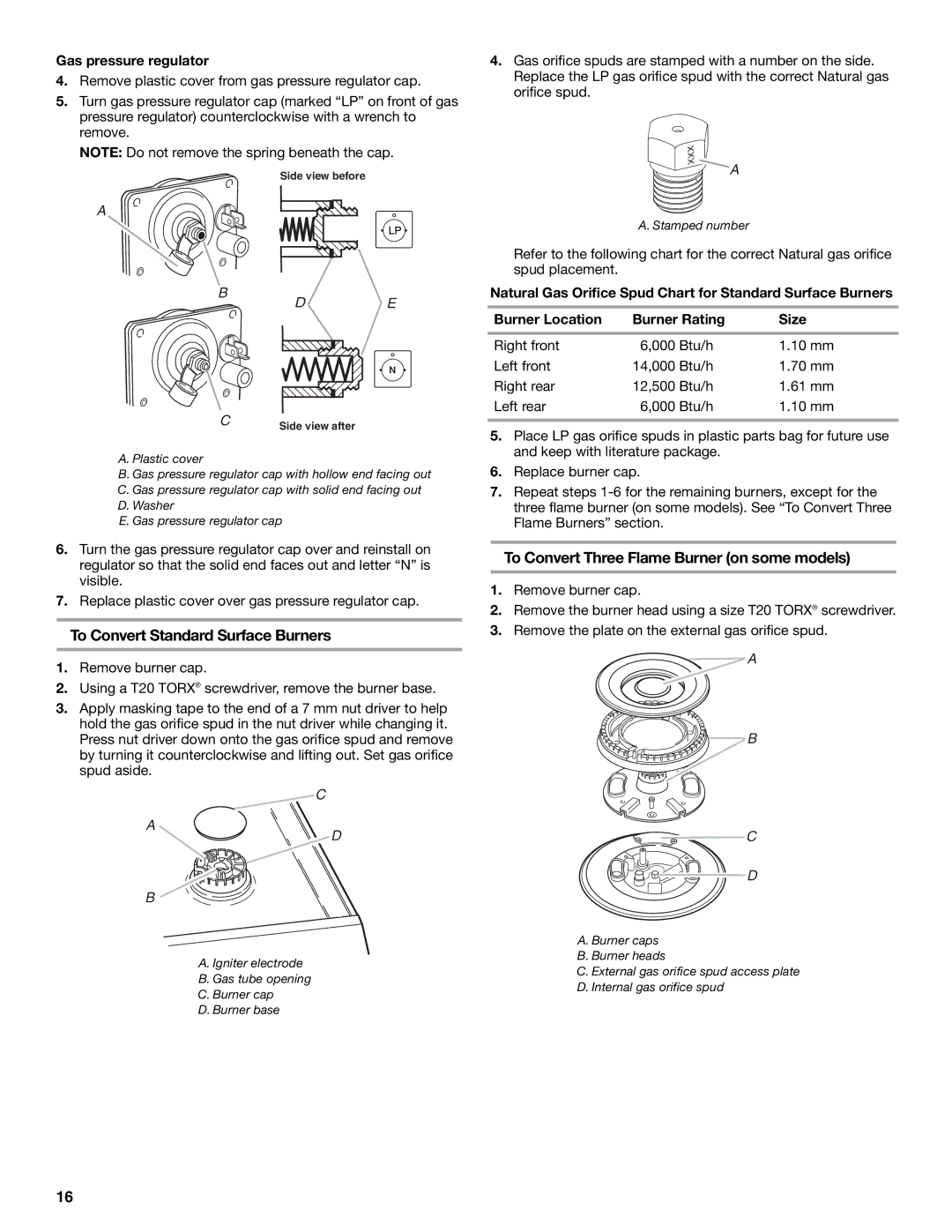 Whirlpool Slide-In Electric Ranges installation instructions Stamped number 