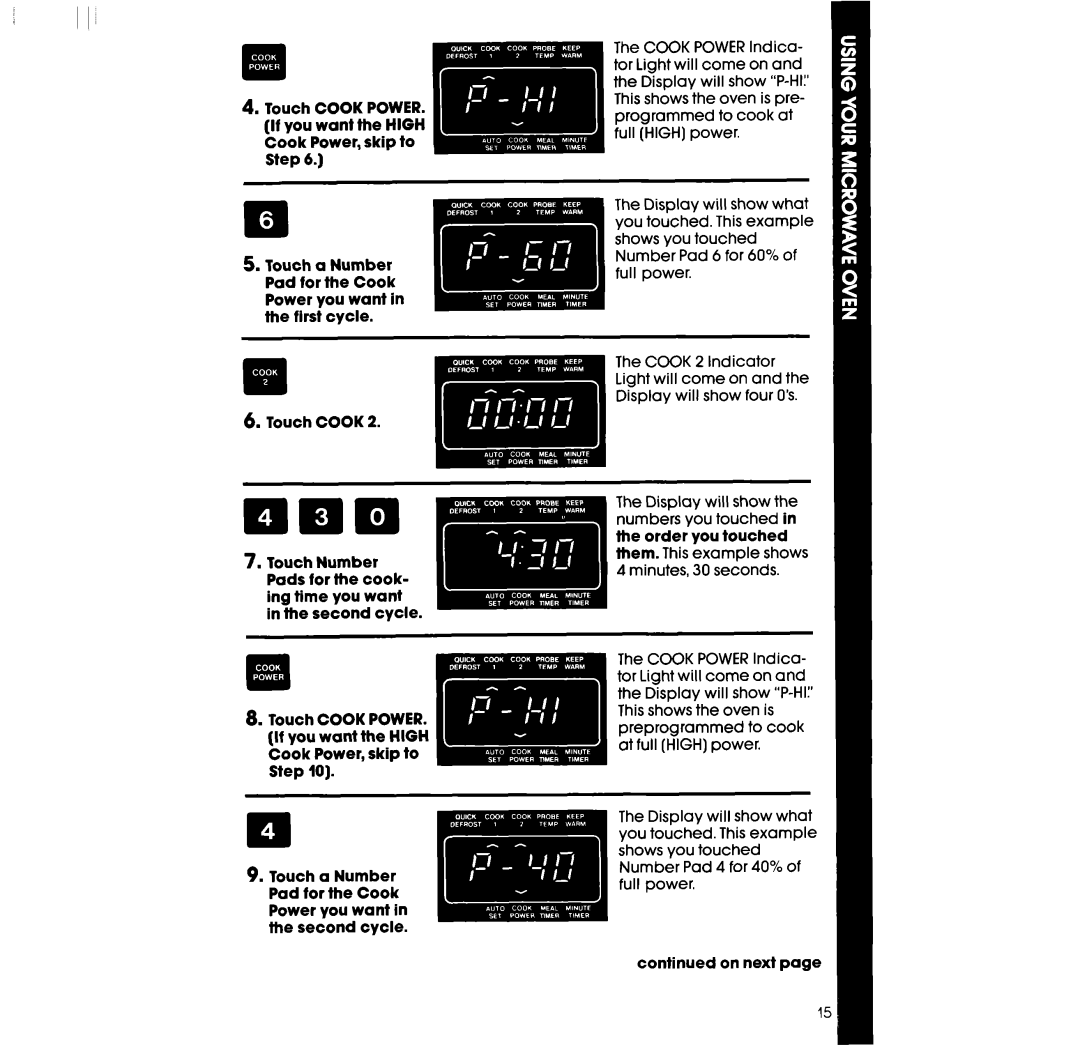 Whirlpool SM958PES, SM988PES manual 