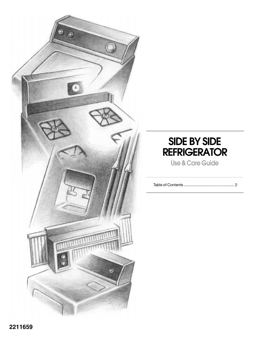 Whirlpool SS25AEXHW02, SS25AEXHW00, SS22AEXHW01, SS25AEXHW03, SS25AEXHW01 manual Side by Side Refrigerator, Use & Care Guide 