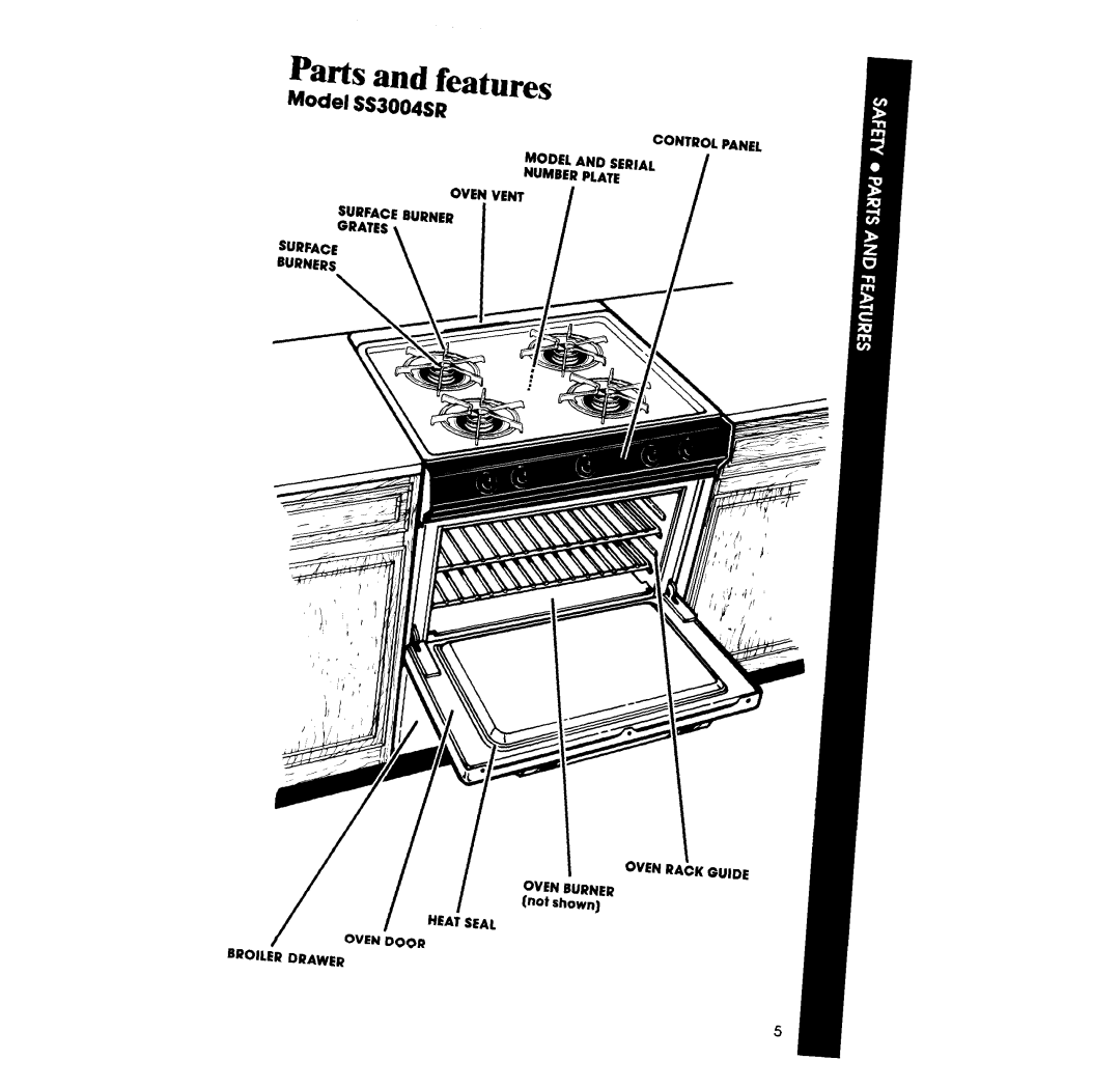 Whirlpool manual Model SS3004SR 