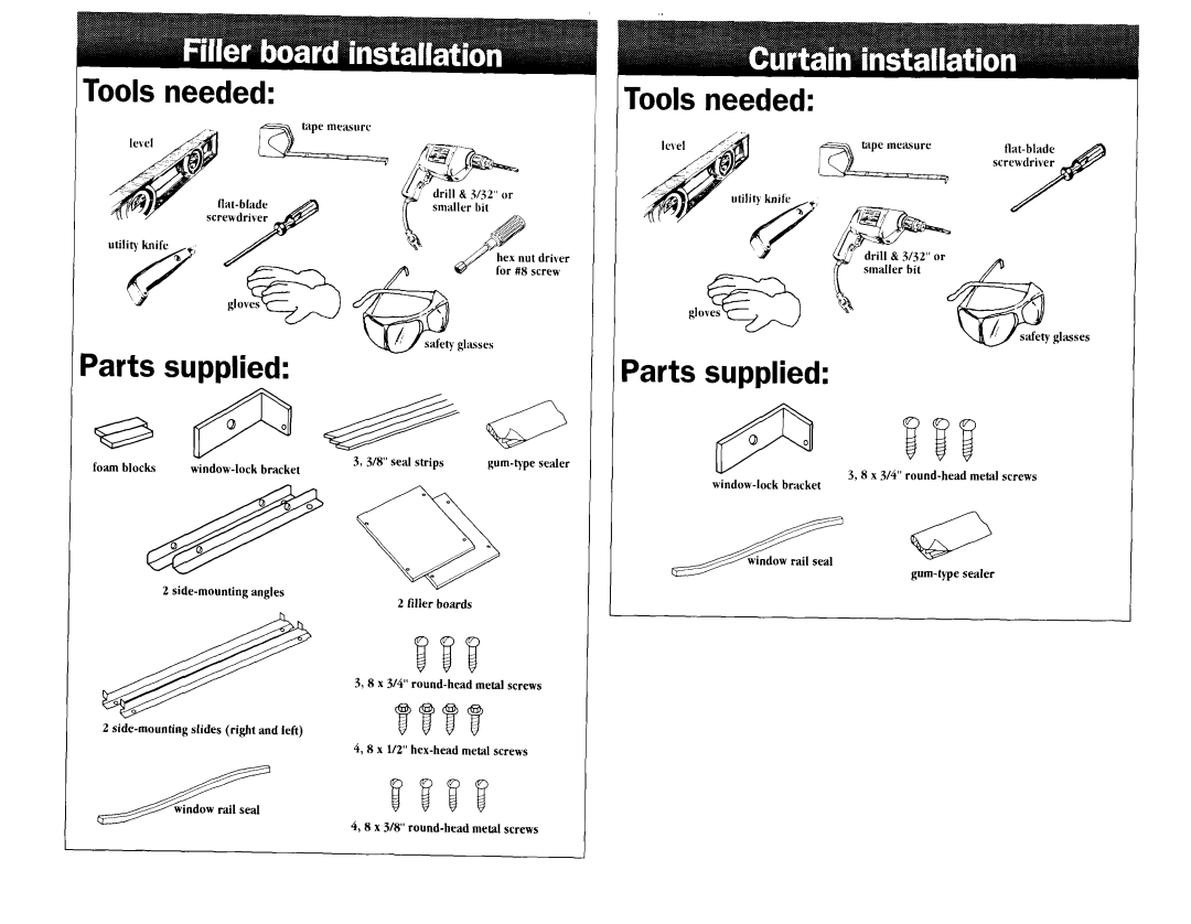 Whirlpool TA07002F0 manual Tools needed 