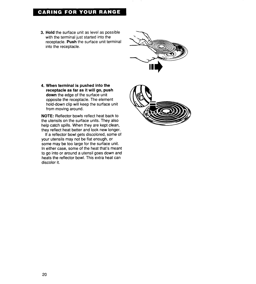 Whirlpool TER20WOD manual 