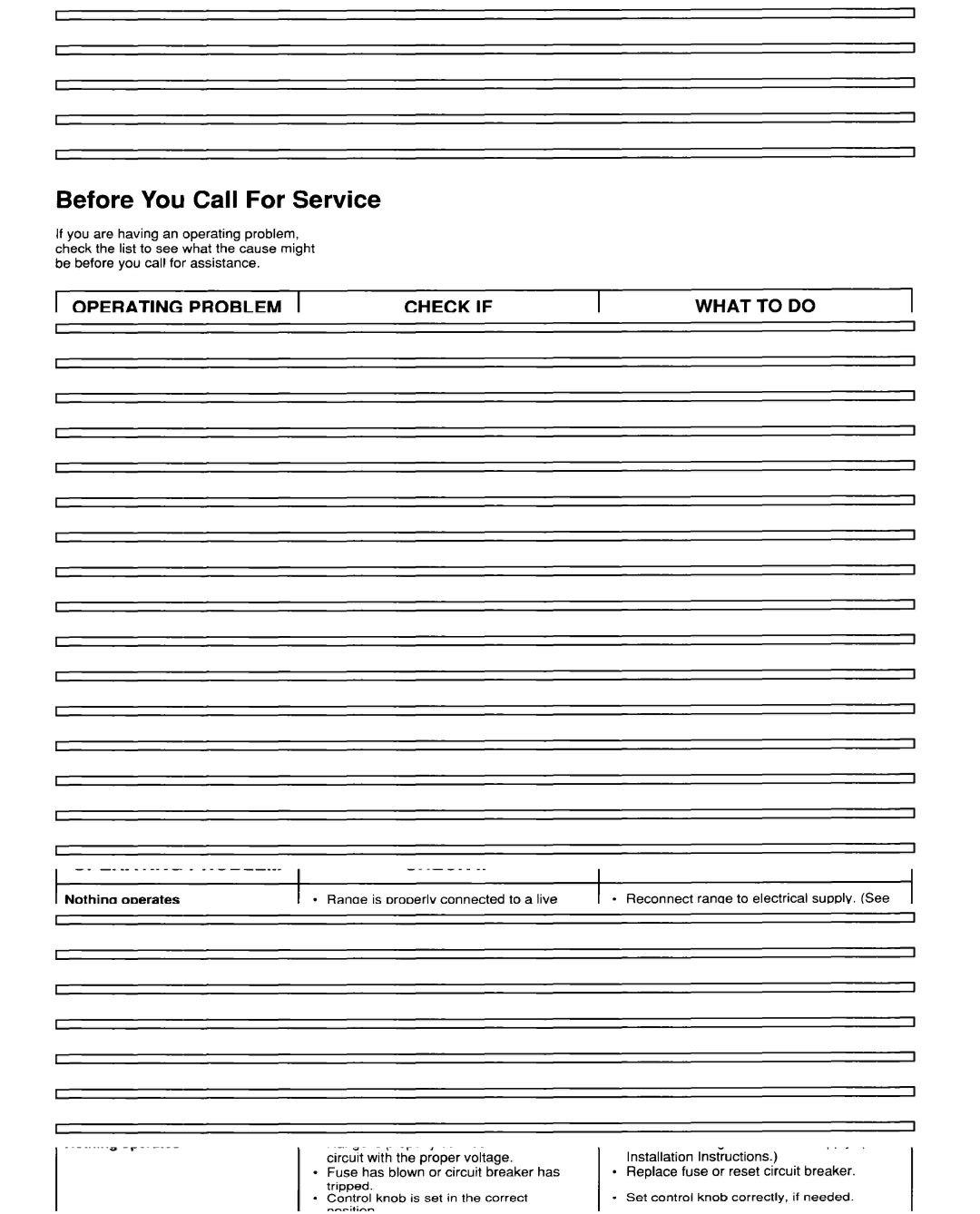 Whirlpool TER46WOW installation instructions Thispage Intentionallyleftblank 