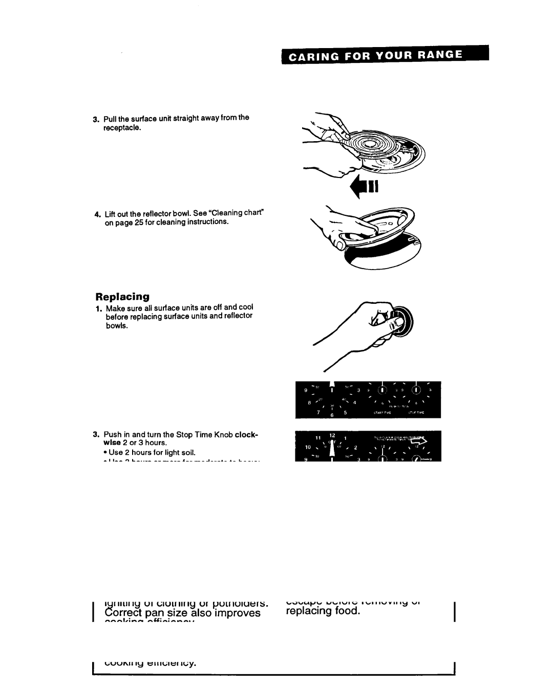 Whirlpool TER46WOY manual Replacing 