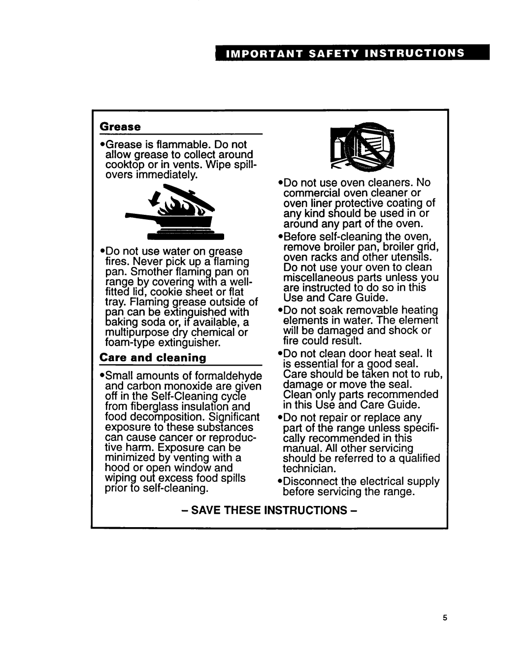 Whirlpool TER46WOY manual 