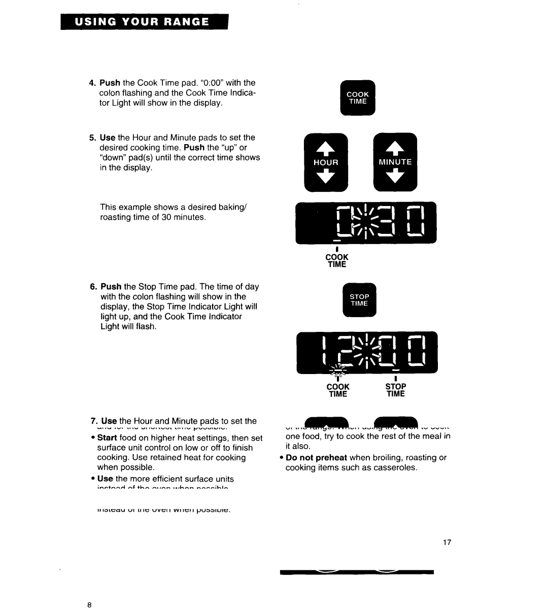 Whirlpool TER86W5B important safety instructions 