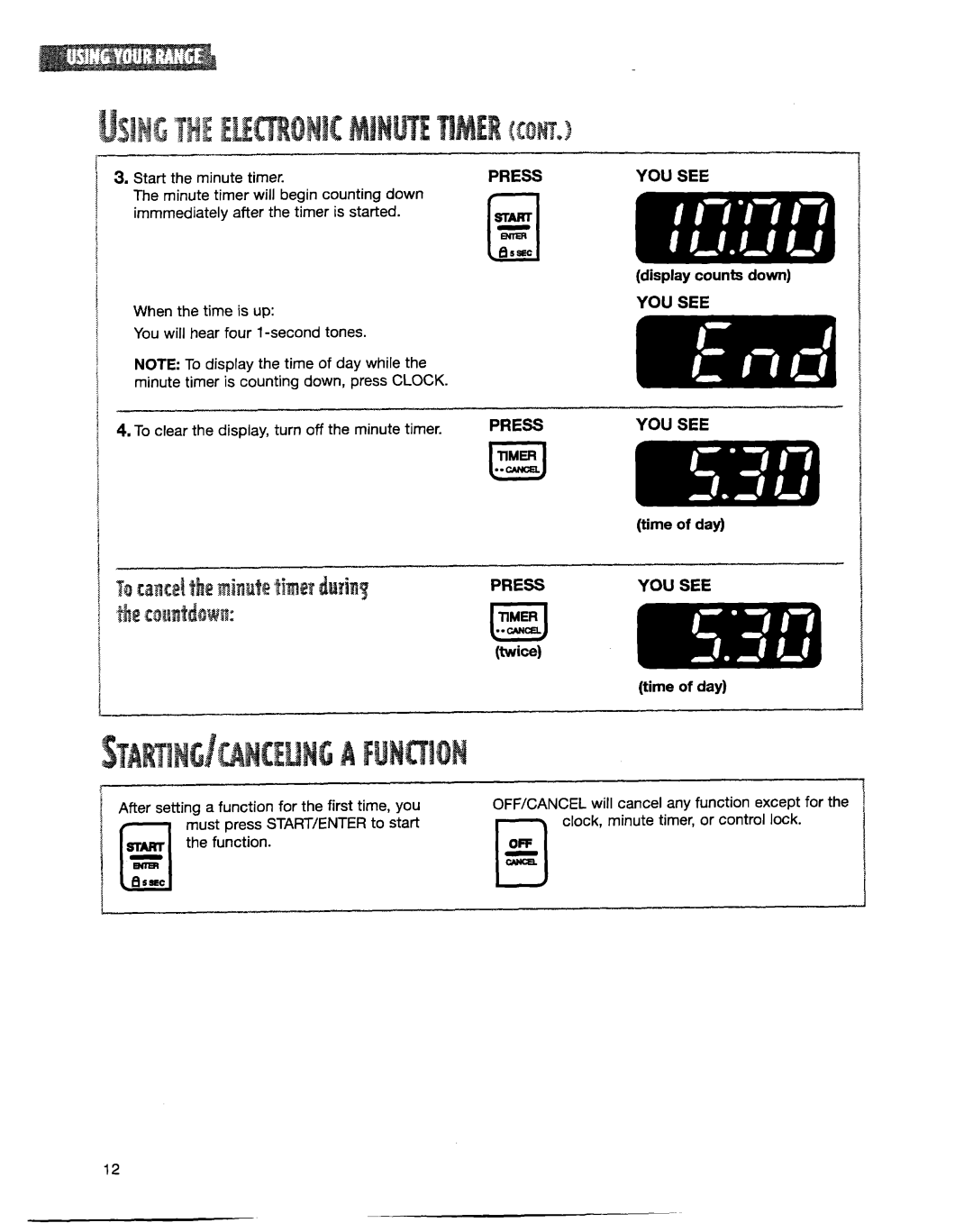 Whirlpool TGS325G warranty 17TIMER 