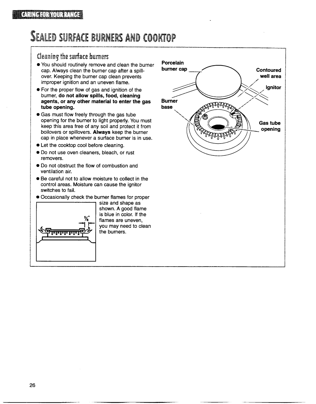 Whirlpool TGS325G warranty 