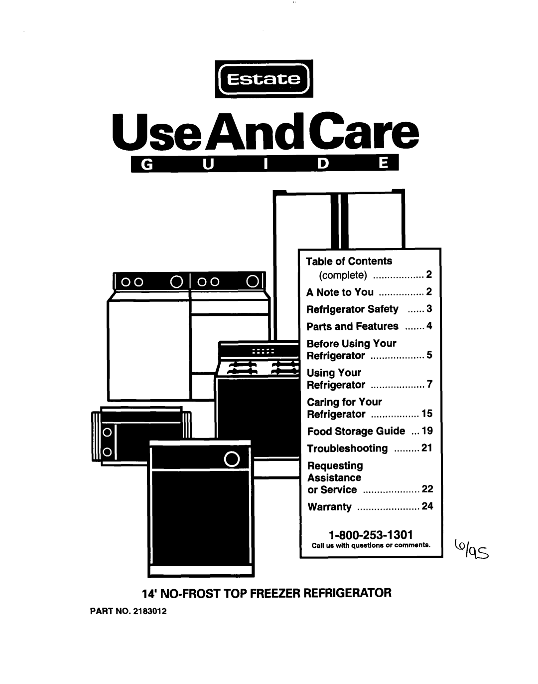 Whirlpool TT14DKXBN11 warranty Your Refrigerator Using Your, Requesting, Warranty 