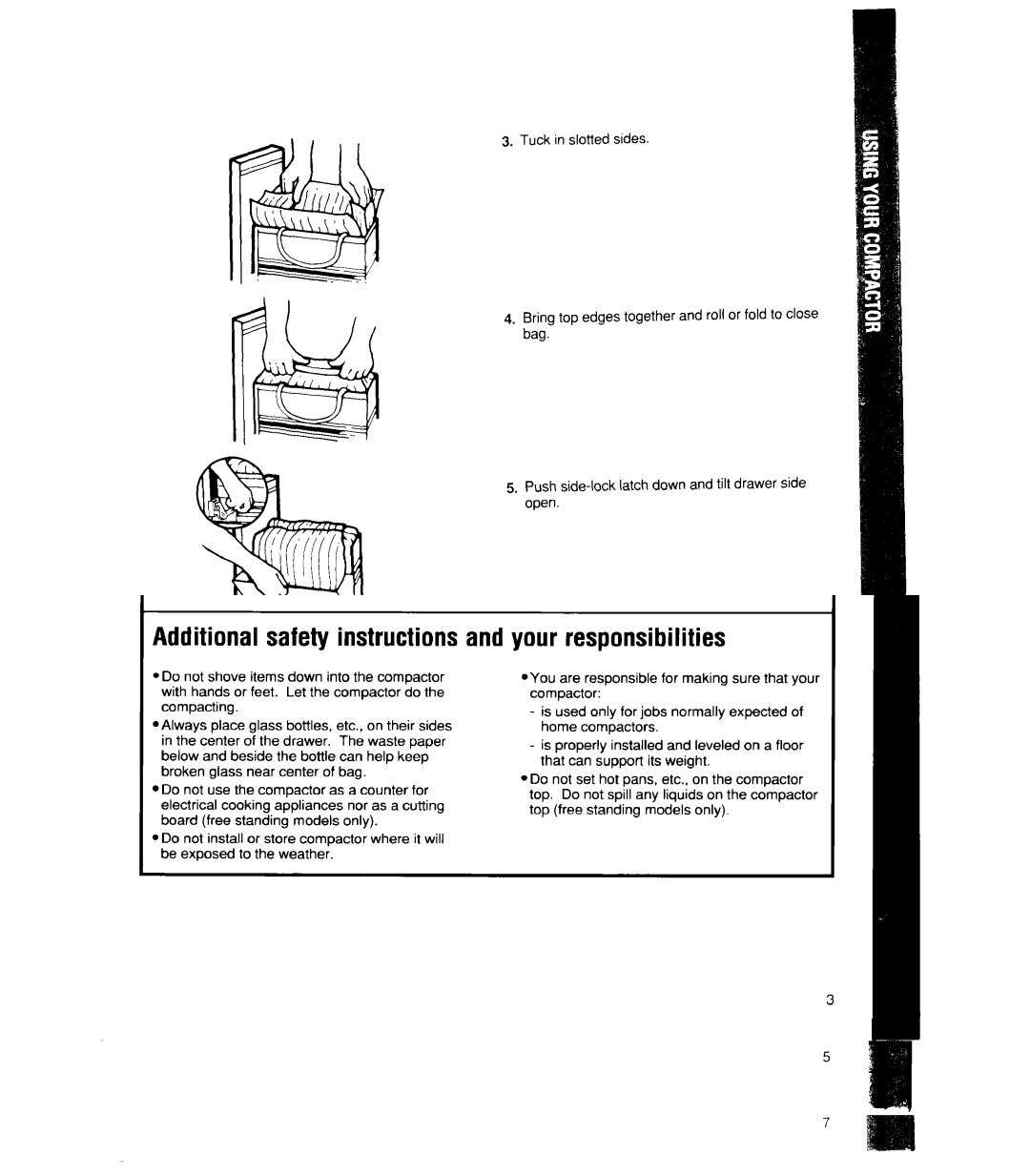 Whirlpool TFSGOOX, TU4100X, TUSIOOX, TF4600X manual 