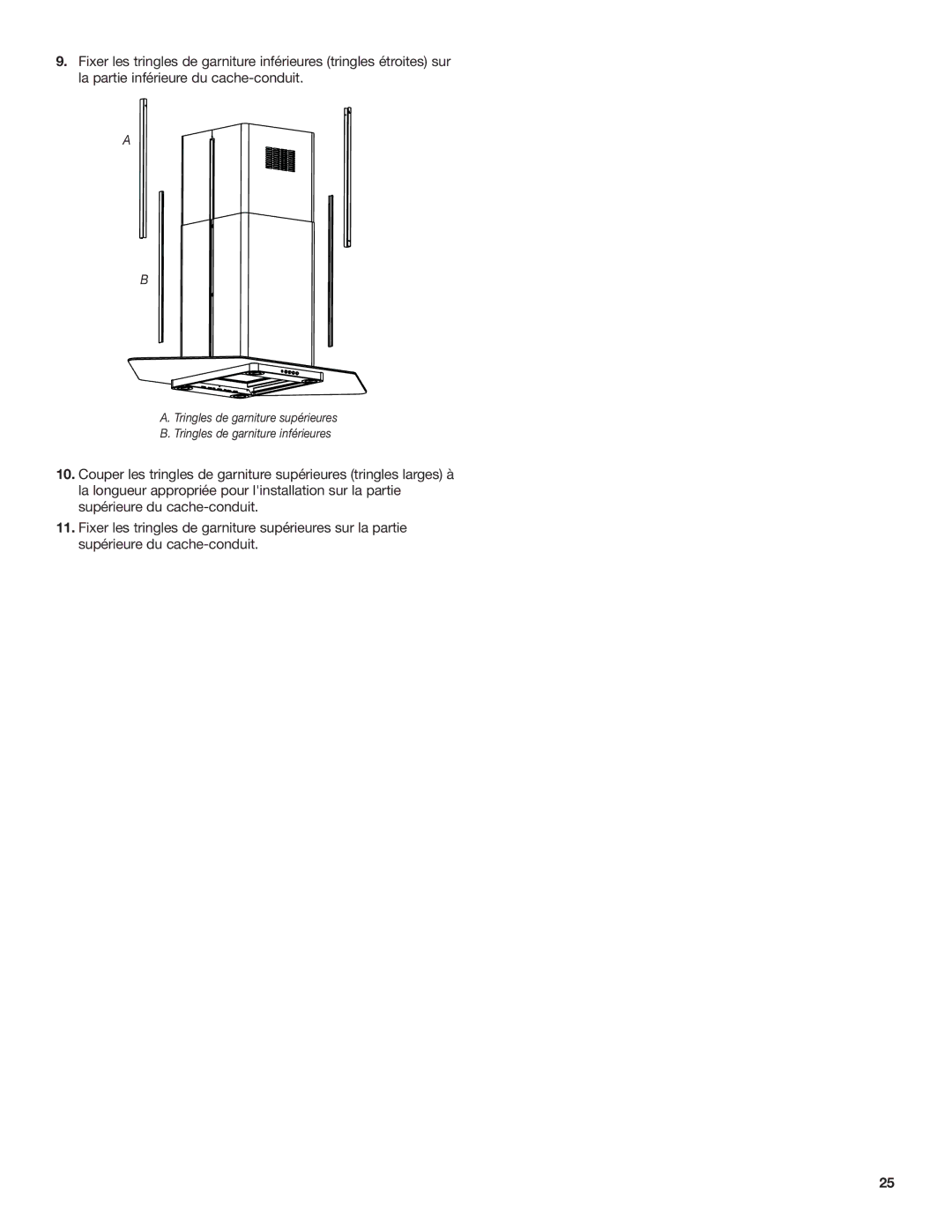 Whirlpool Ventilation Hood installation instructions 