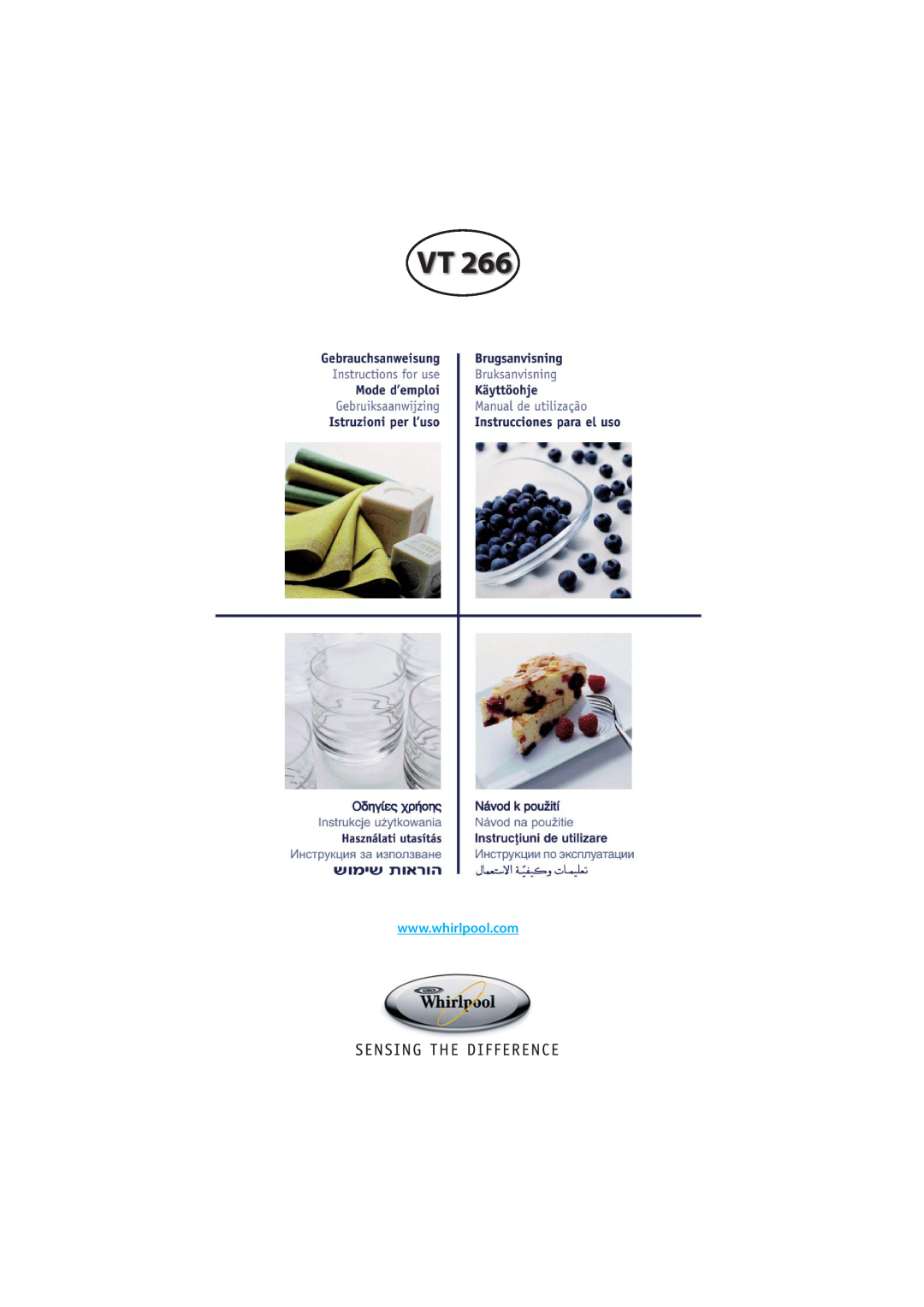 Whirlpool VT 266 manual 