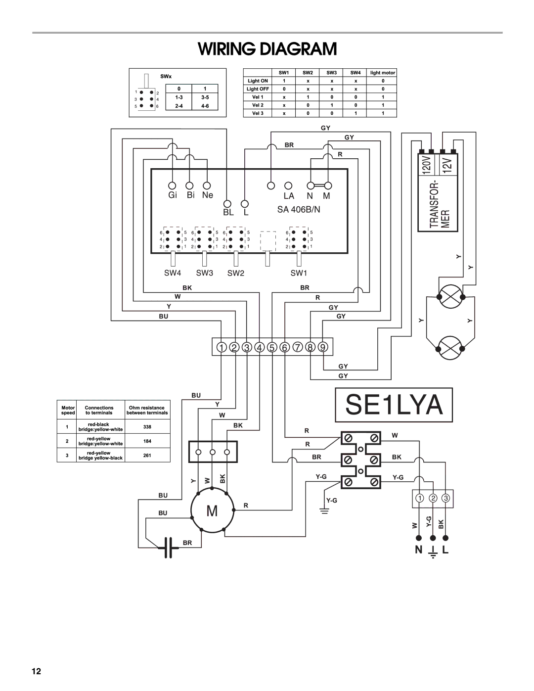 Whirlpool W10029770A installation instructions Wiring Diagram 