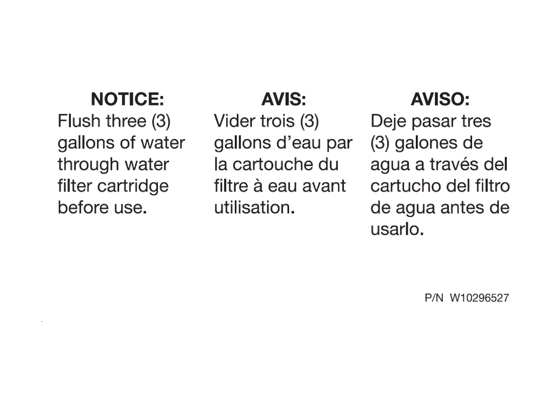 Whirlpool W10193172A, W10213155A installation instructions 