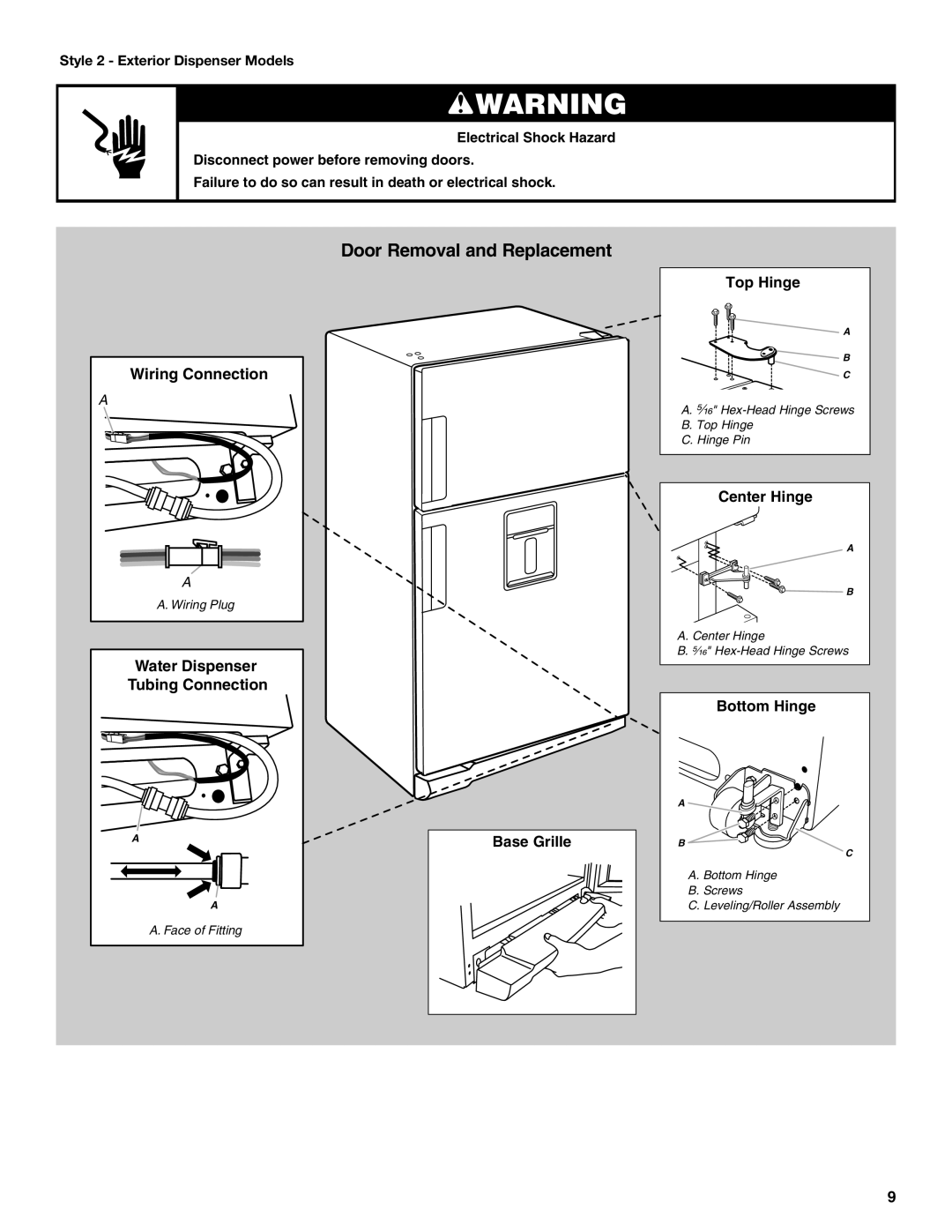 Whirlpool W10551728A installation instructions Wiring Connection 