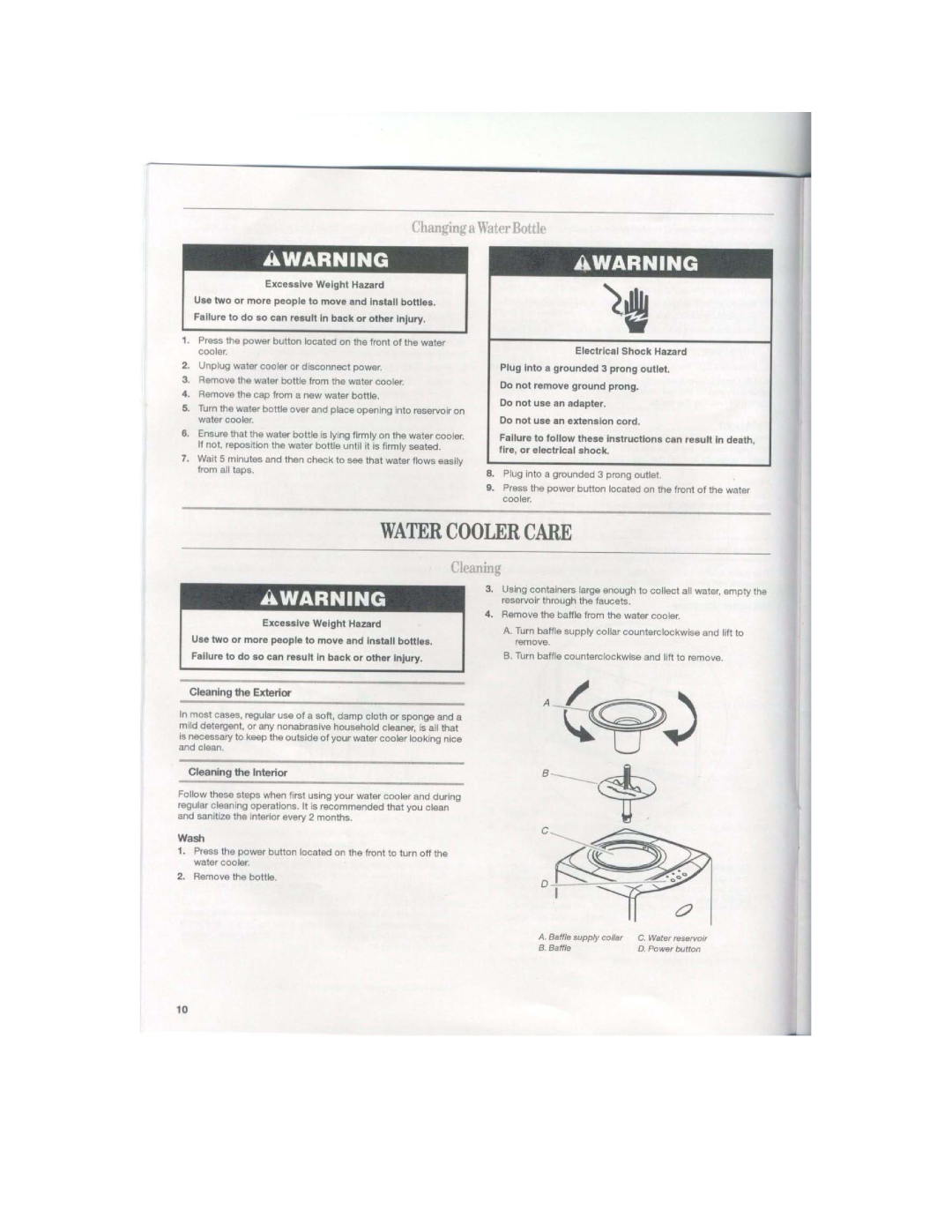 Whirlpool WHKM-D30, WHKM-D20 manual 