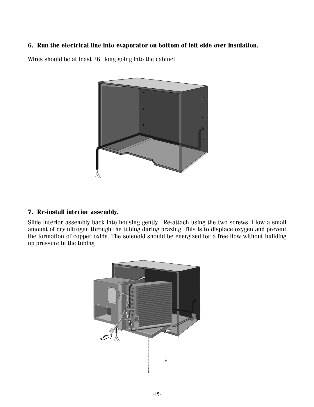 WhisperKool SS7000, SS4000 owner manual Re-install interior assembly 