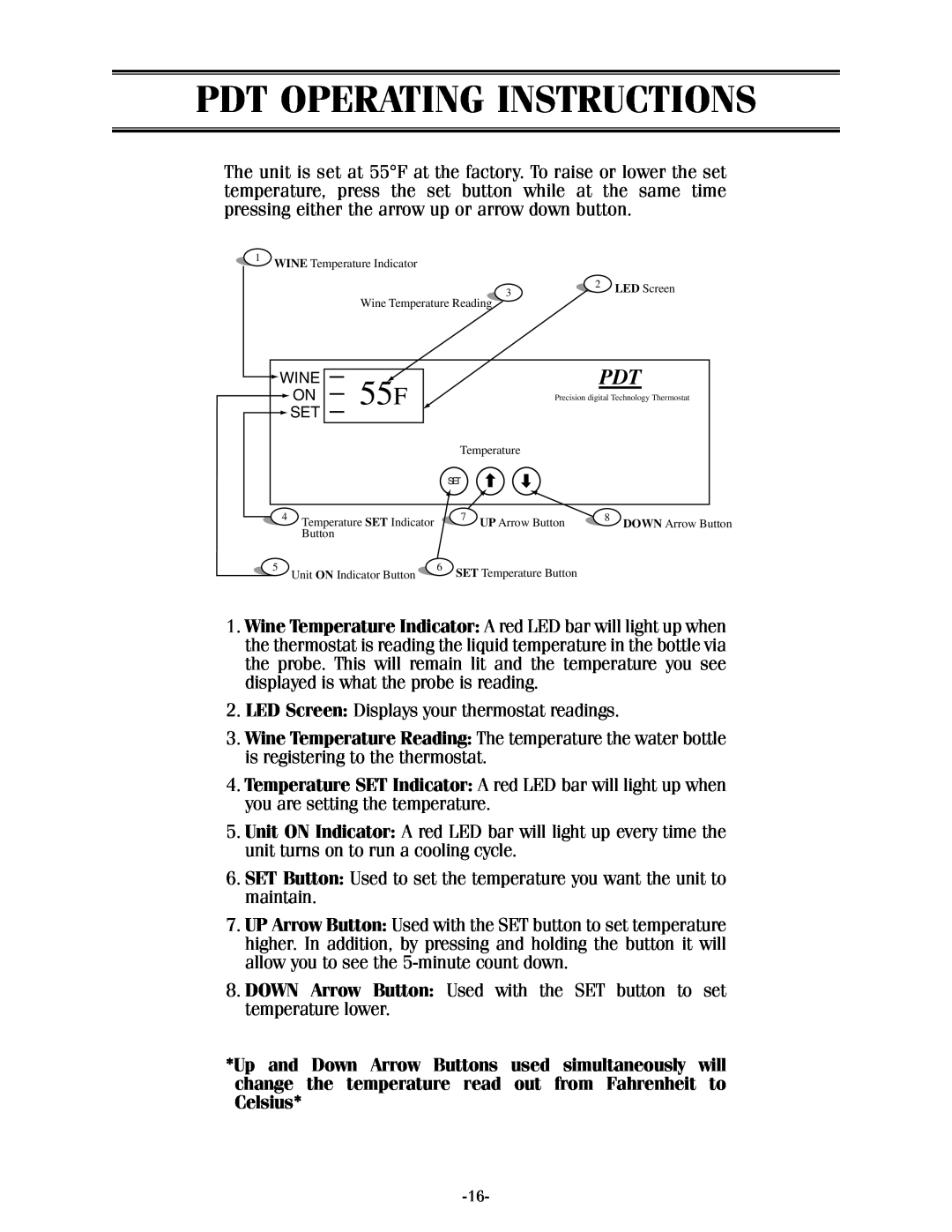 WhisperKool XLT, 17-1103 owner manual Pdt Operating Instructions 